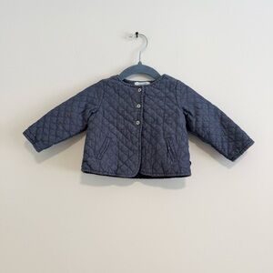 Obaibi quilted blue jacket 6 months